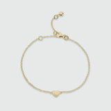 Verona Gold Vermeil Full Heart Bracelet