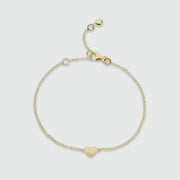 Verona Gold Vermeil Full Heart Bracelet