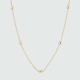 Moka Multi Shell 18ct Gold Vermeil Necklace