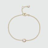 Bilbao Birthstone Gold Vermeil Bracelet