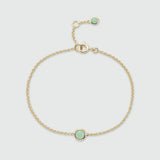 Bilbao Birthstone Gold Vermeil Bracelet