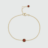 Bilbao Birthstone Gold Vermeil Bracelet