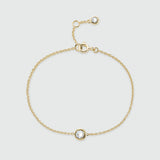 Bilbao Birthstone Gold Vermeil Bracelet