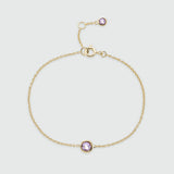 Bilbao Birthstone Gold Vermeil Bracelet