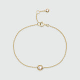 Bilbao Birthstone Gold Vermeil Bracelet