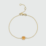 Brooklyn Citrine & Gold Vermeil Bracelet