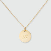 Pembroke 9ct Yellow Gold Initial Necklace
