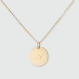 Westbourne 9ct Yellow Gold Disc Pendant