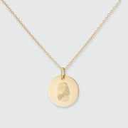 Northcote 9ct Gold Fingerprint Necklace