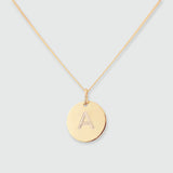Westbourne 9ct Yellow Gold Disc Pendant