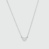 Verona Sterling Silver Full Heart Necklace