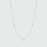 Westwick Quintet Silver Disc Necklace