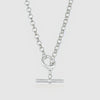 Fernshaw Sterling Silver T-bar Necklace