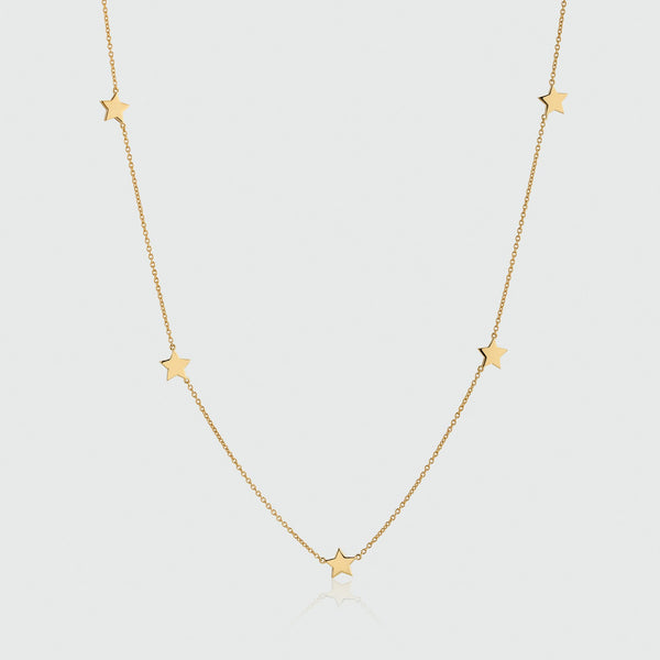 Alta Gold Vermeil Star Necklace-Auree Jewellery