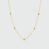 St Ives Gold Vermeil Knot Necklace-Auree Jewellery