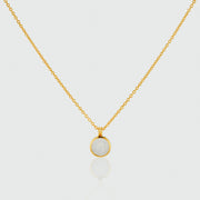 Lulea Moonstone & Gold Vermeil Pendant Necklace