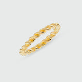 Alhambra Gold Vermeil Twisted Ring