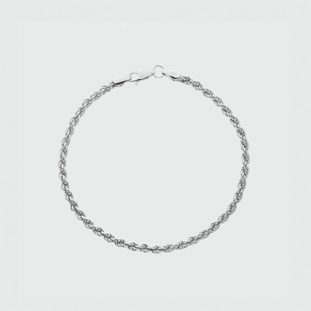 Alhambra Sterling Silver Rope Bracelet