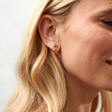 Alta Gold Vermeil Double Star Drop Earrings