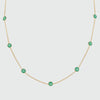 Antibes Chrysoprase & Gold Vermeil Necklace-Auree Jewellery
