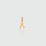 Audley 9ct Yellow Gold Alphabet Pendant (no chain)-Auree Jewellery