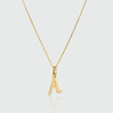 Audley 9ct Yellow Gold Alphabet Pendant (no chain)