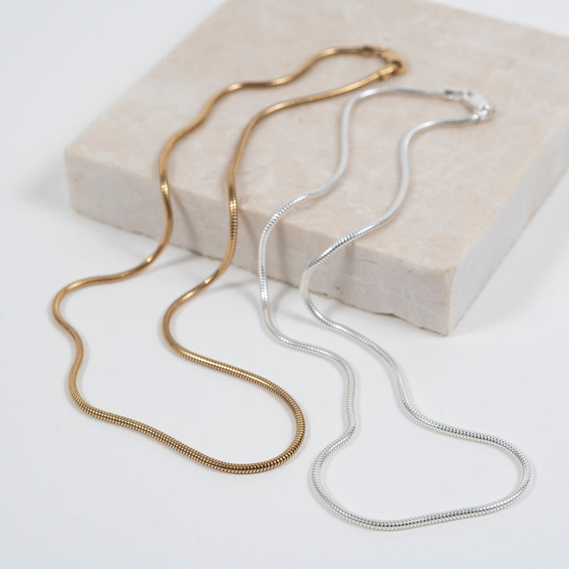 Haymarket 18ct Gold Vermeil Snake Chain - Chains