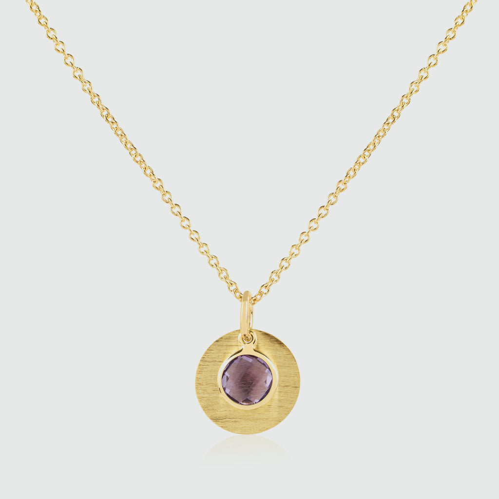 February birthstone deals necklace