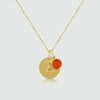 Bali 9ct Gold Birthstone Pendants-Auree Jewellery