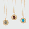 Bali 9ct Gold Birthstone Necklace-Auree Jewellery