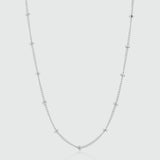 Barbican Sterling Silver Beaded Chain