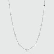 Barbican Sterling Silver Beaded Chain