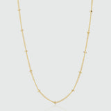 Barbican Yellow Gold Vermeil Beaded Chain-Auree Jewellery