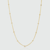 Barbican Yellow Gold Vermeil Beaded Chain