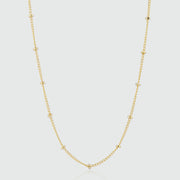 Barbican Yellow Gold Vermeil Beaded Chain-Auree Jewellery