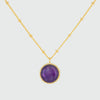 Barcelona February Amethyst Birthstone Necklace-Auree Jewellery