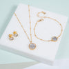 Barcelona Birthstone Gold Vermeil Jewellery Set-Auree Jewellery