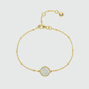 Barcelona June Moonstone Birthstone Bracelet-Auree Jewellery