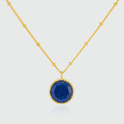 Barcelona September Lapis Lazuli Birthstone Necklace
