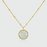 Barcelona June Moonstone Birthstone Necklace-Auree Jewellery