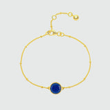 Barcelona September Lapis Lazuli Birthstone Bracelet