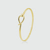 Boltons Gold Vermeil Tear Drop Bangle-Auree Jewellery