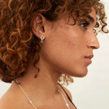 Bramerton Sterling Silver Heritage Rectangle Earrings