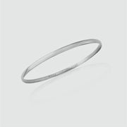 Brompton 9ct White Gold Bangle-Auree Jewellery