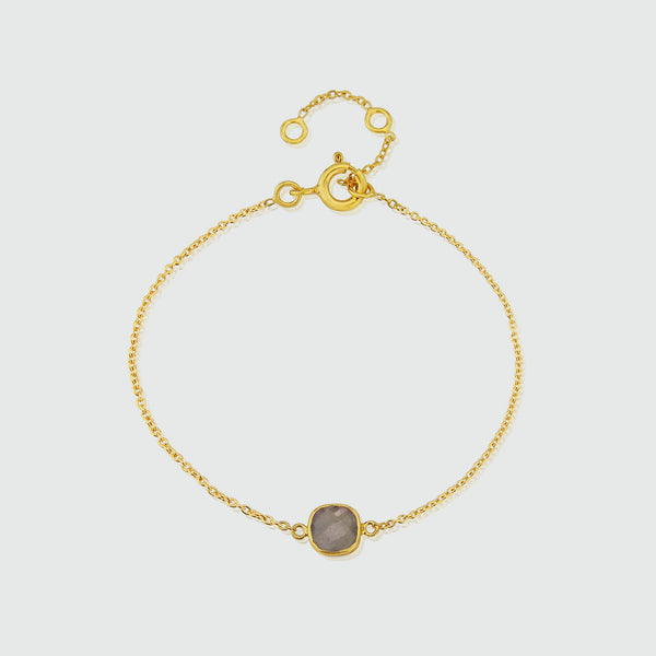Brooklyn Labradorite & Gold Vermeil Bracelet