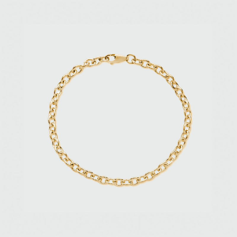 Callow Gold Vermeil Trace Link Bracelet-Auree Jewellery