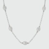 Courtfield Freshwater Pearl & Sterling Silver Necklace-Auree Jewellery