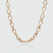 Egerton Gold Vermeil Raindrop Link Necklace