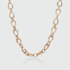 Egerton Gold Vermeil Raindrop Link Necklace-Auree Jewellery