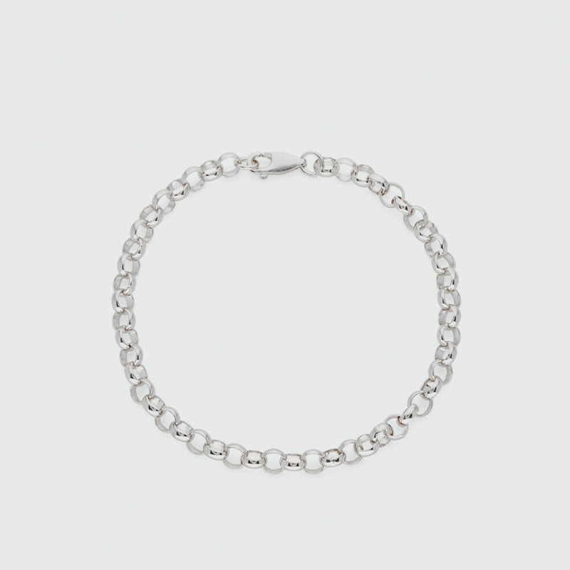 Farrier Sterling Silver Belcher Bracelet-Auree Jewellery